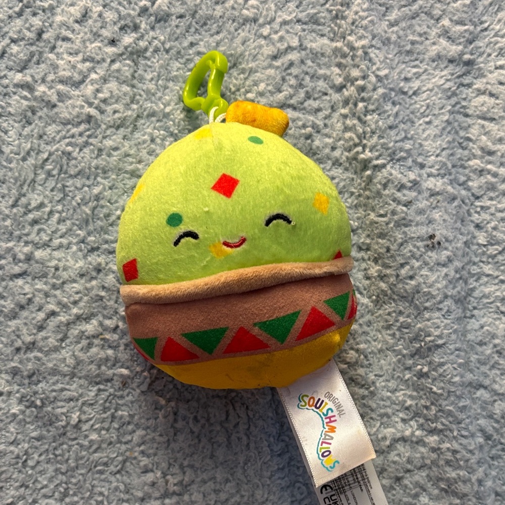 Squishmallows Guacamole Plush Toy - Green and Yellow